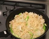【夏休み】ホホホタケの明太クリームうどん作り方4写真
