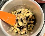 茄子の豆乳坦々スープ作り方2写真