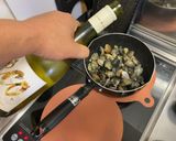 ニューオオクボのパスタでボンゴレロッソ作り方4写真