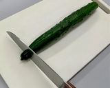 サラダチキンで棒棒鶏（バンバンジー）作り方1写真