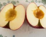 りんごのシャーベット生クリーム添え♡作り方1写真