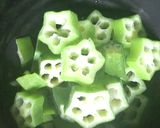 【夏野菜】育ちすぎたオクラのカレたまとじ作り方3写真