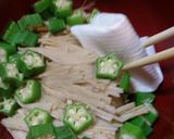 簡単！めちゃうま♪オクラえのき酢味噌和え作り方4写真