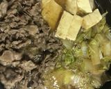 ざらめ使用！牛バラ薄切りで肉豆腐♡作り方5写真