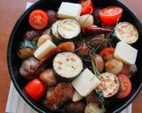 〚鶏もも肉とマッシュルームのアヒージョ〛作り方8写真
