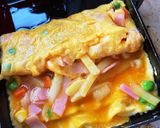 お弁当に！冷凍ポテトで余り物オムレツ！！作り方6写真
