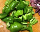 蛸ベーコンきのこ♡夏野菜のガーリック炒め作り方3写真