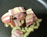 蛸ベーコンきのこ♡夏野菜のガーリック炒め作り方6写真