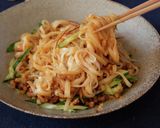 ヴィーガン♪大豆ミートのジャージャー麺風作り方8写真