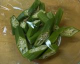 オクラの胡麻和え作り方3写真