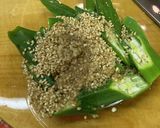 オクラの胡麻和え作り方4写真