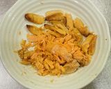 余った塩鮭で和風クリームパスタ作り方2写真
