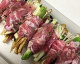 節約＆美味しい♪豚こま肉巻き作り方3写真