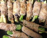 節約＆美味しい♪豚こま肉巻き作り方5写真