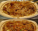 美味ドレと回鍋肉の素で豚もやし炒め！作り方2写真