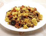 ！リメイクレシピ！鰻蒲焼としめじの卵炒め作り方6写真