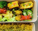 お弁当に！冷凍ポテトで余り物オムレツ！！作り方9写真