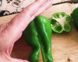丸ごとピーマンピリ辛漬けびたし作り方1写真