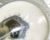210加熱無し　豆腐とオオバコのくず餅風作り方3写真