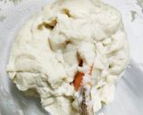 210加熱無し　豆腐とオオバコのくず餅風作り方4写真