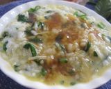甘酢たれで♡春菊となめたけのおじや作り方5写真