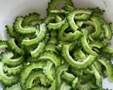 【銅鍋】ゴーヤとかえりの酢潮そうめん作り方1写真