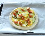 夏野菜のピザ (トマトソースなしでOK)作り方4写真
