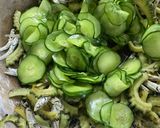 【銅鍋】ゴーヤとかえりの酢潮そうめん作り方7写真