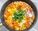 チキンとトマトと豆腐と卵の中華煮作り方7写真