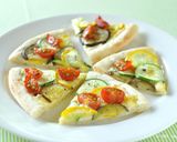 夏野菜のピザ (トマトソースなしでOK)作り方5写真