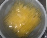 はちみつ梅のオリーブオイル漬の冷製パスタ作り方1写真