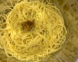 はちみつ梅のオリーブオイル漬の冷製パスタ作り方4写真