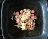 ウインナーエッグツナトースト作り方3写真