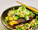 冷やしおろし茄子蕎麦作り方4写真