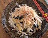 梅ドレッシングの和風大根サラダ作り方5写真