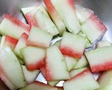 スイカの皮が漬け物に変身♡捨てないで♪作り方2写真