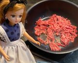 リカちゃん♡ナスひきピリ味噌ピーバタ炒め作り方5写真