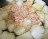 冬瓜とシーチキンコンソメ煮☆スープ餡掛け作り方6写真