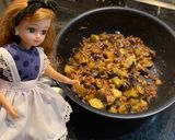 リカちゃん♡ナスひきピリ味噌ピーバタ炒め作り方8写真