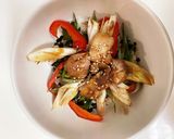 青ねぎ、白ねぎたっぷりの焼き鳥丼作り方7写真