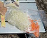 とろろと卵の車麩お好み焼き作り方1写真