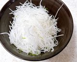 超簡単♪刺身のツマでなんちゃって大根もち作り方1写真