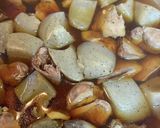 レバーと蒟蒻のからしマヨネーズ和え作り方6写真