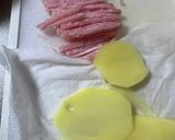 ほったらかし☆じゃが芋とハムのチーズ焼き作り方1写真