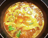 カレー風！甘とうがらしとしめじの味噌汁作り方8写真