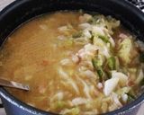 キャベツベーコンの味噌スープ作り方4写真