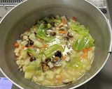 具だくさん！しじみと野菜の味噌豆乳スープ作り方8写真