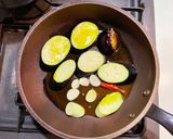 茄子とフレッシュトマトのパスタ作り方1写真