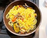 茄子とフレッシュトマトのパスタ作り方5写真