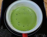 抹茶ミルクプリン作り方3写真